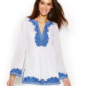Michael Kors Embroidered Trim Tunic